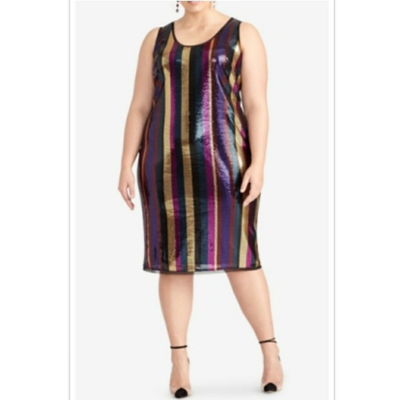 ποΈβ NWOT Rachel Roy π Sequence Dress - Picture 3 of 4